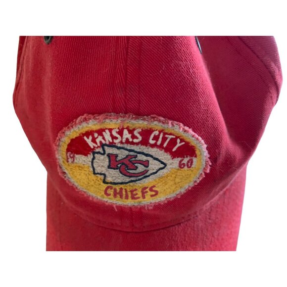 Kansas City Chiefs Reebok Vtg Collection Old Orchard Beach Fitted L-XL Hat Cap - Picture 2 of 8